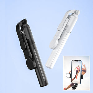 Selfie Stick with LED Fill Light