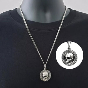 Memento Mori Skull Pendant