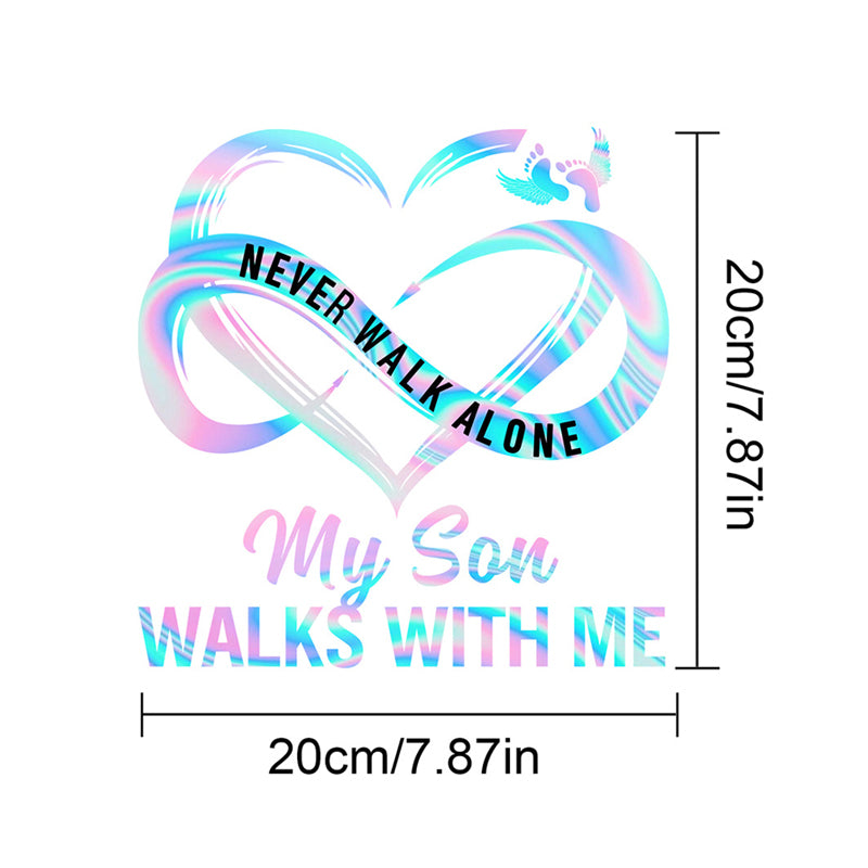 Family Never Walk Alone Memorial Decal