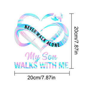 Family Never Walk Alone Memorial Decal