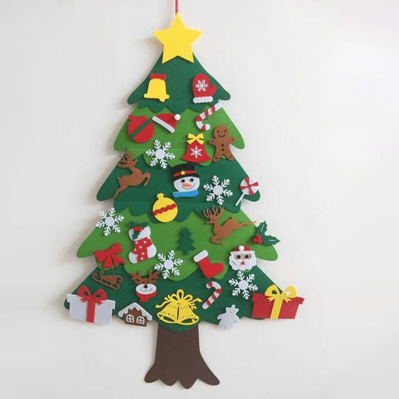 NEW DIY Felt Christmas Tree, A Great Gift For Kids