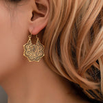 Lotus Mandala Earrings