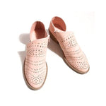 Breathable Hollow Zipper Shoes