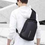 USB Charging Crossbody Chest Bag