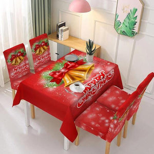 (🎅Early Xmas Sale - Save 50% OFF🎅) Christmas Tablecloth Chair Cover Decoration