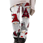 Christmas Leggings with Santa Print