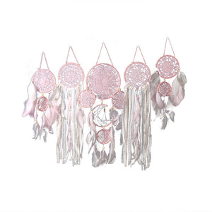 Dreamcatcher Moon and Stars Hanging Over the Bed(5 PCS)