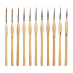 Miniature Detail Paint Brush Set