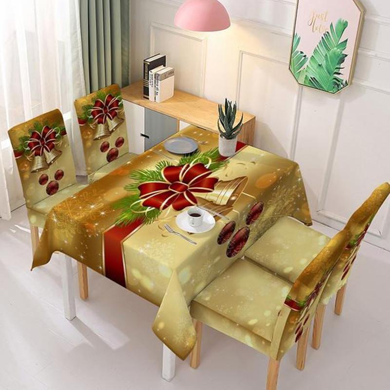 (🎅Early Xmas Sale - Save 50% OFF🎅) Christmas Tablecloth Chair Cover Decoration