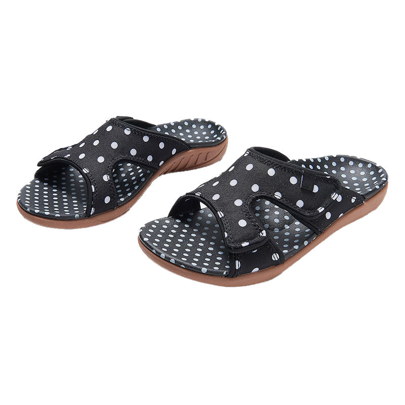 Fashionable Polka Dot Adjustable Sandals