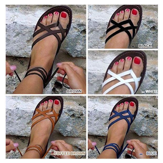 Bohemia straps beach casual shoes