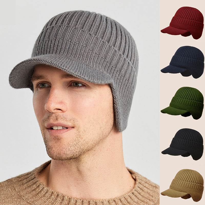 Outdoor Riding Elastic Warm Ear Protection Knitted Hat