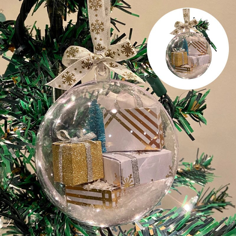 Christmas tree decoration transparent ball