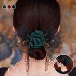 Tassel Bow Hair Clip