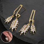 Shiny Leaf Earrings