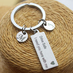 Fashion Keyring Gifts Engraved Drive Safe Keychain