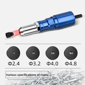 Rivet Gun Drill Adapter