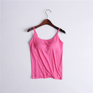 Tank Top With Built-In Bra