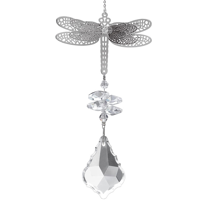 Crystal Dragonfly Suncatcher