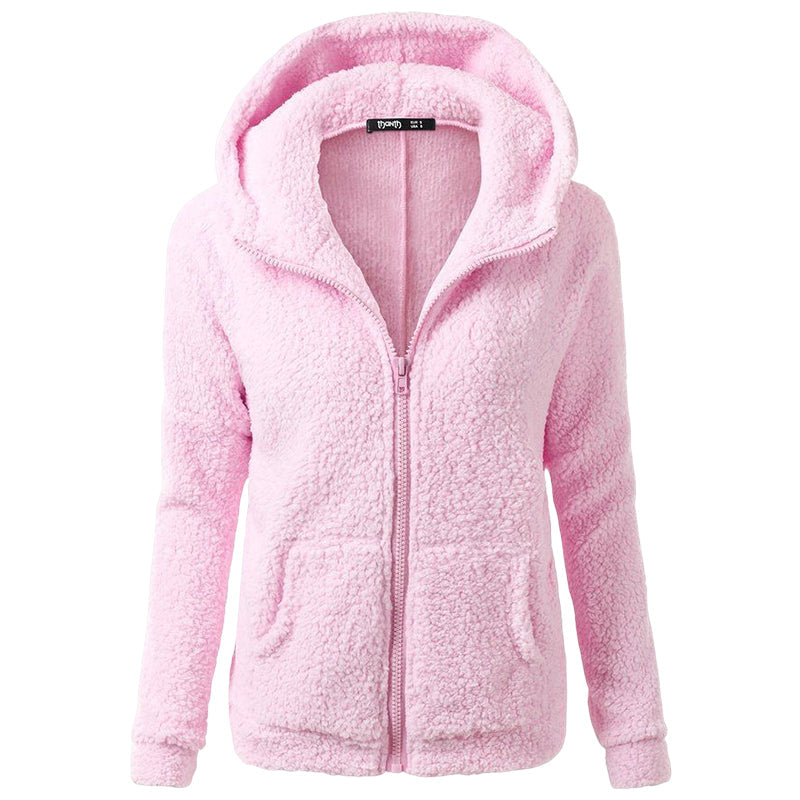 Plush Hoodie Coat