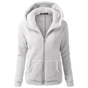 Plush Hoodie Coat