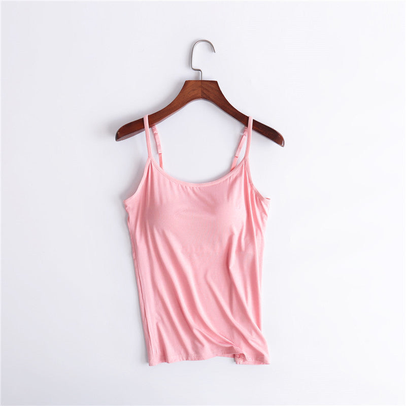 Tank Top With Built-In Bra