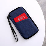 Multi Pockets Family Travel Document Bag