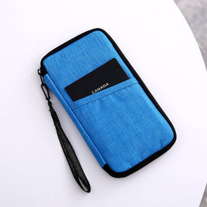 Multi Pockets Family Travel Document Bag